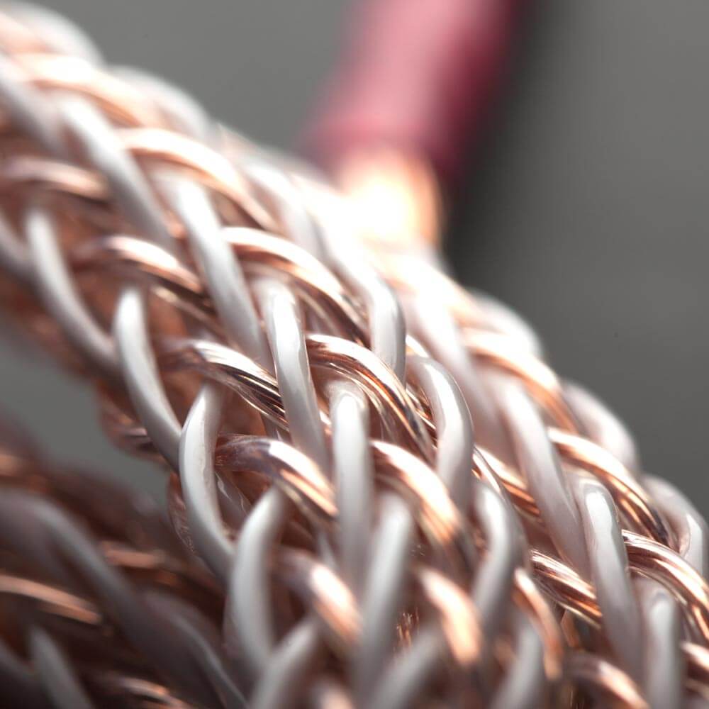 Kimber Kable Ascent series cable, close up.